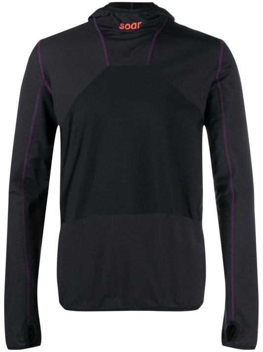 Black Wooltech Trail Running Top