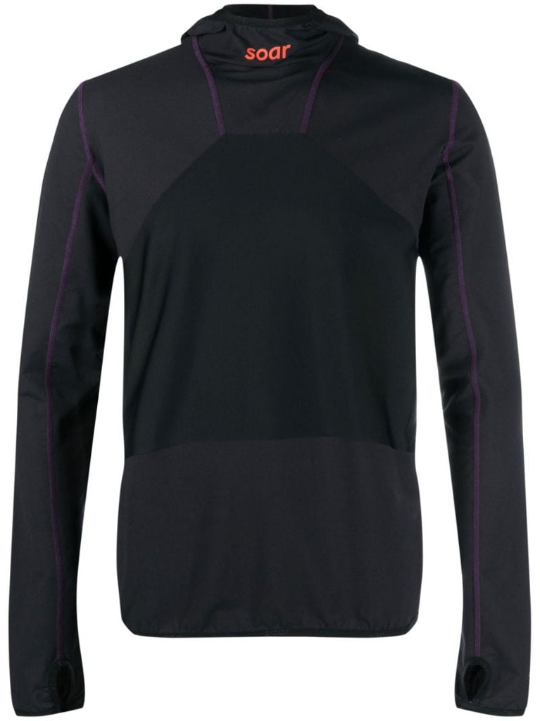Black Wooltech Trail Running Top