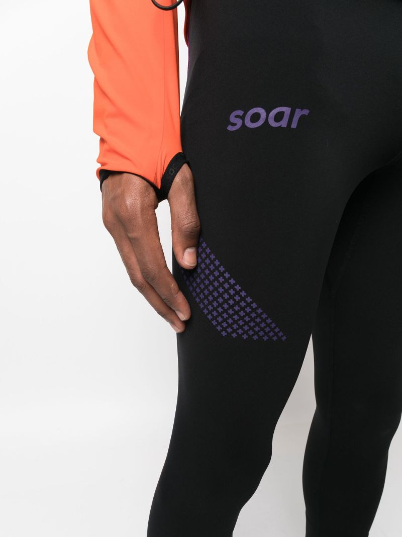 Black Fast Cargo Running Leggings