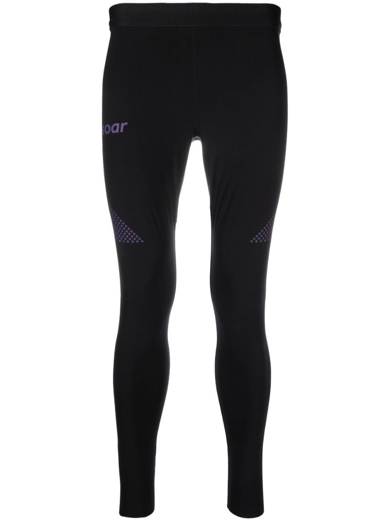 Black Fast Cargo Running Leggings