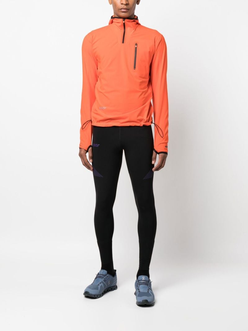 Black Fast Cargo Running Leggings