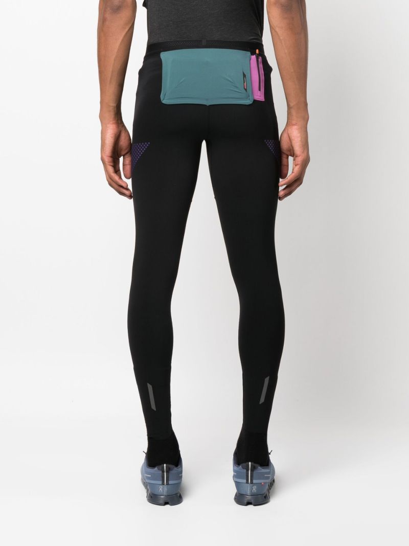 Black Fast Cargo Running Leggings