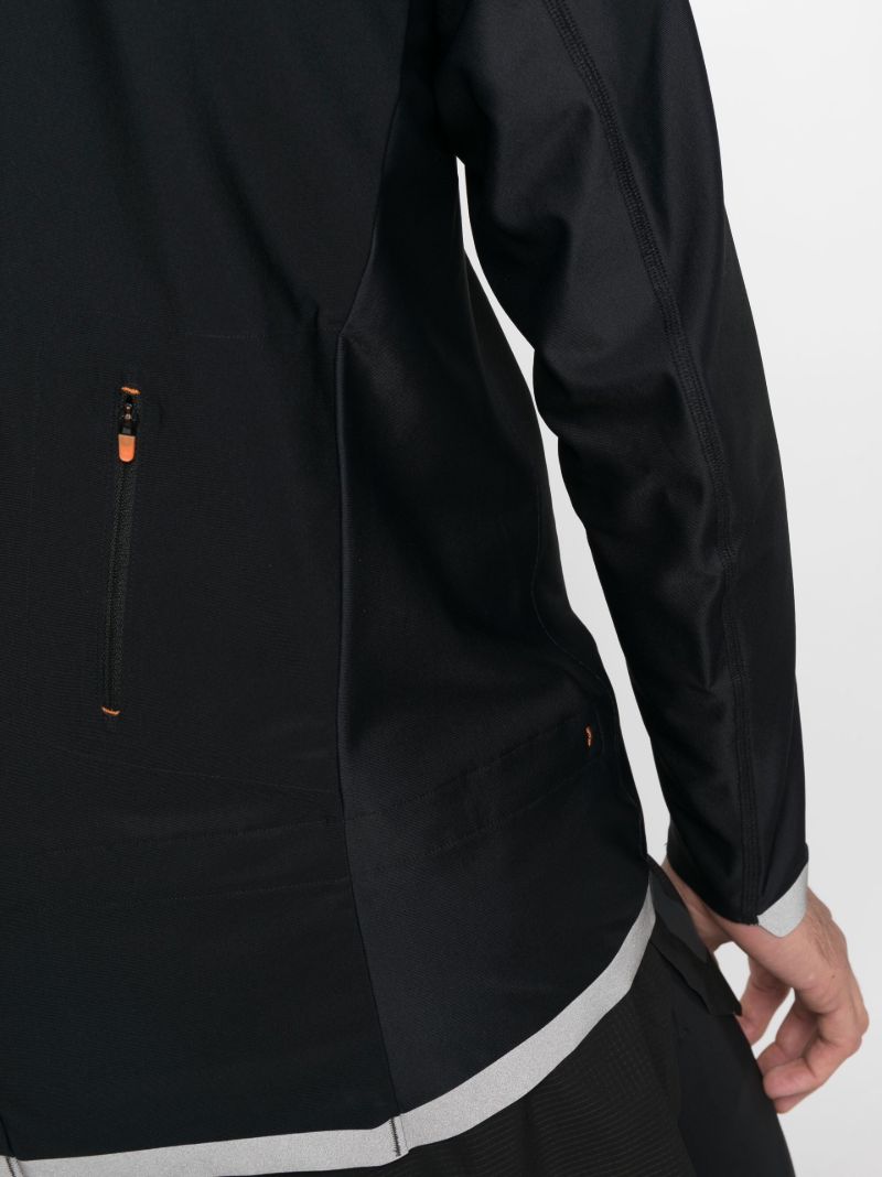 Black Wooltech Half-zip Running Top