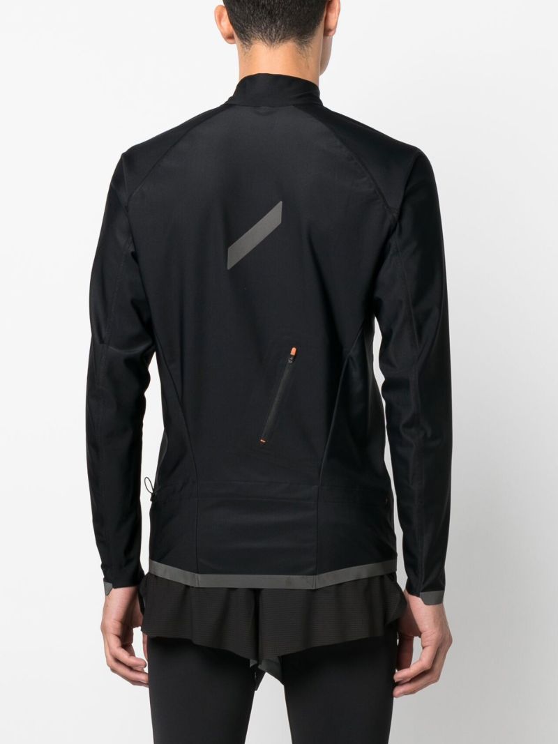 Black Wooltech Half-zip Running Top
