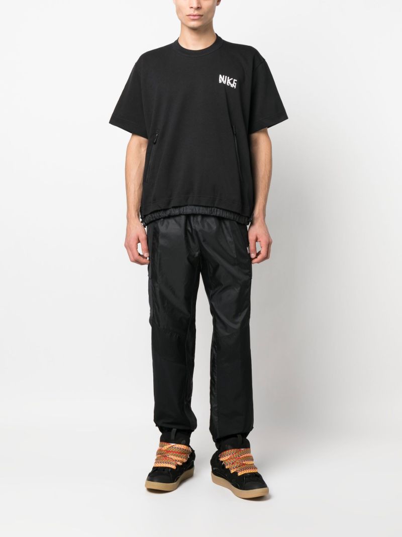 X Sacai Black Track Pants