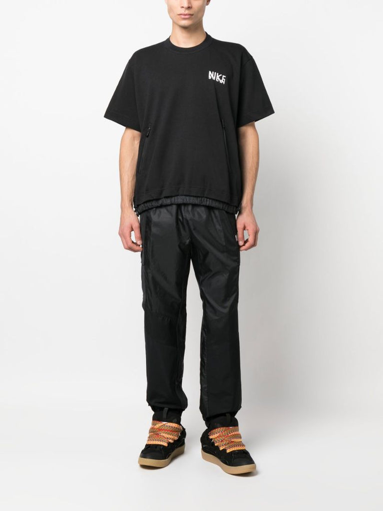 X Sacai Black Track Pants