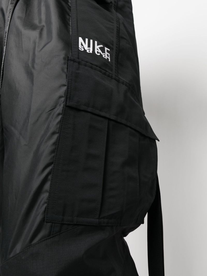 X Sacai Black Track Pants