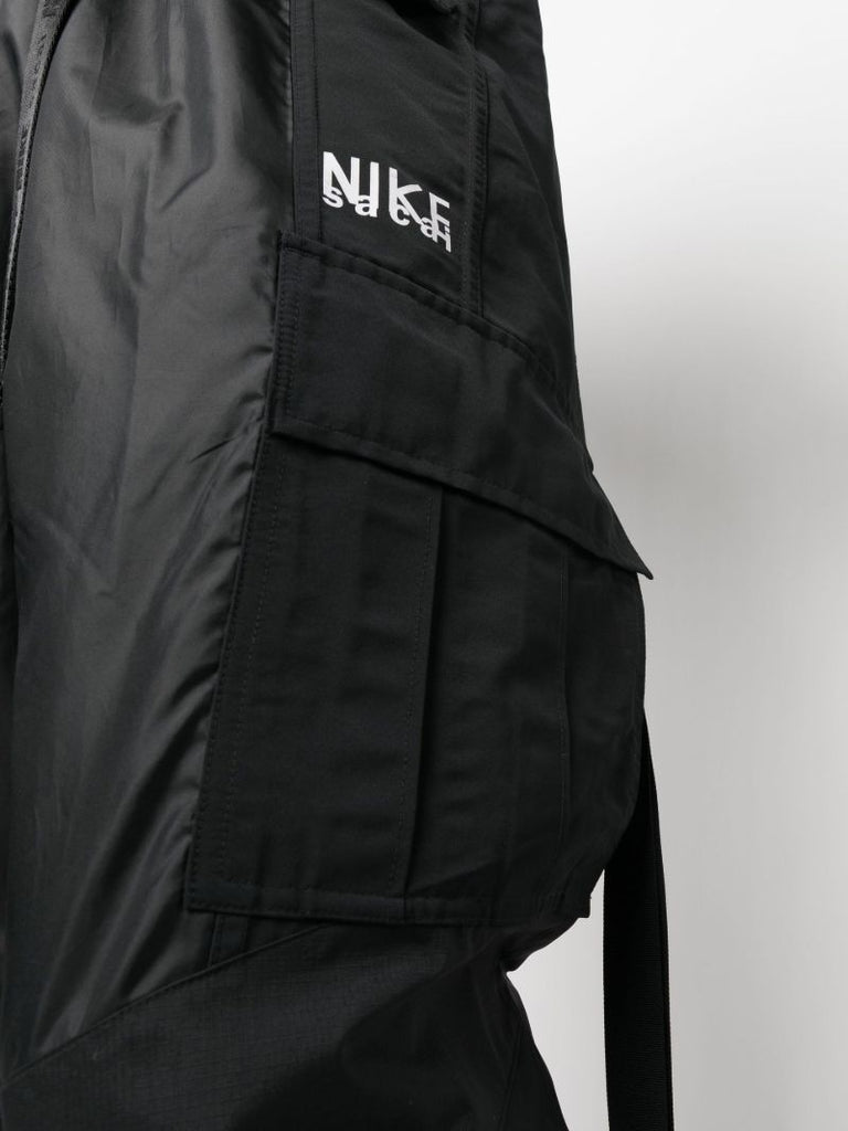 X Sacai Black Track Pants