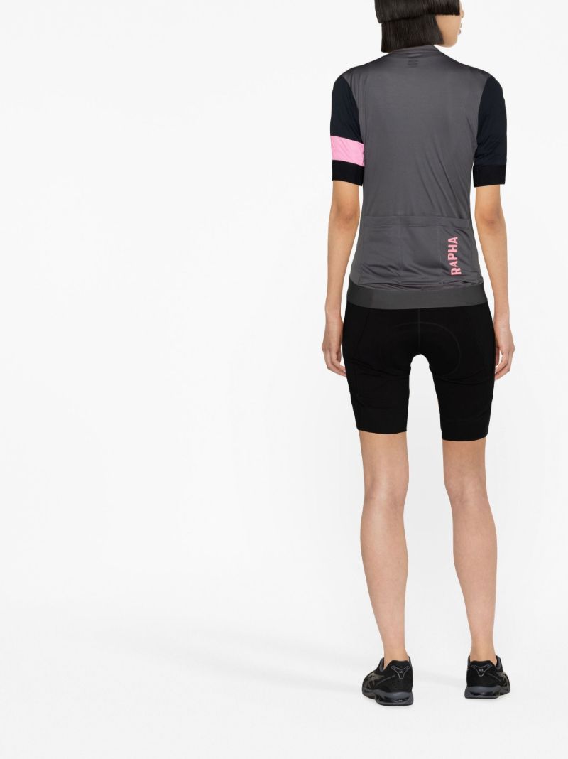 Grey Pro Team Cycling Jersey Top