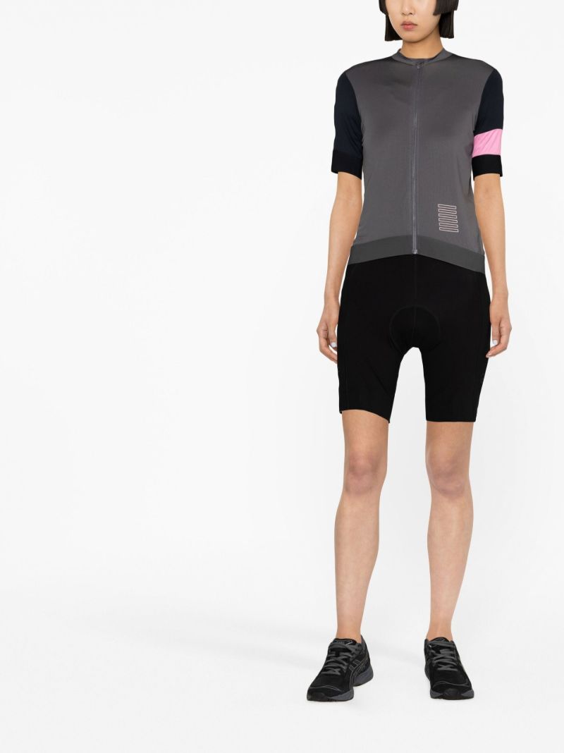 Grey Pro Team Cycling Jersey Top