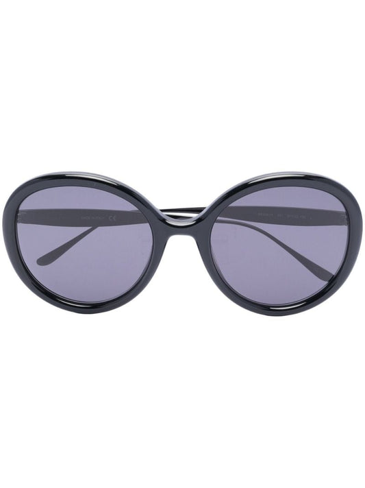 Black Round-frame Sunglasses
