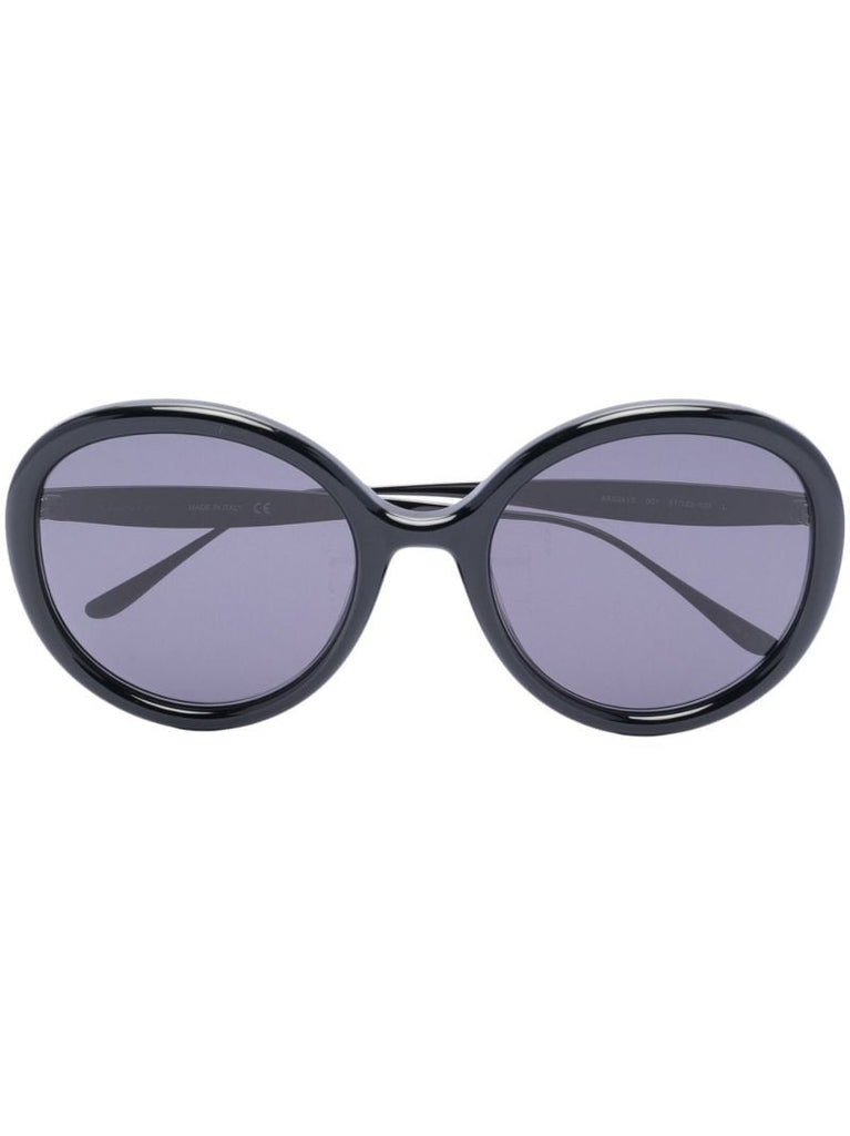 Black Round-frame Sunglasses
