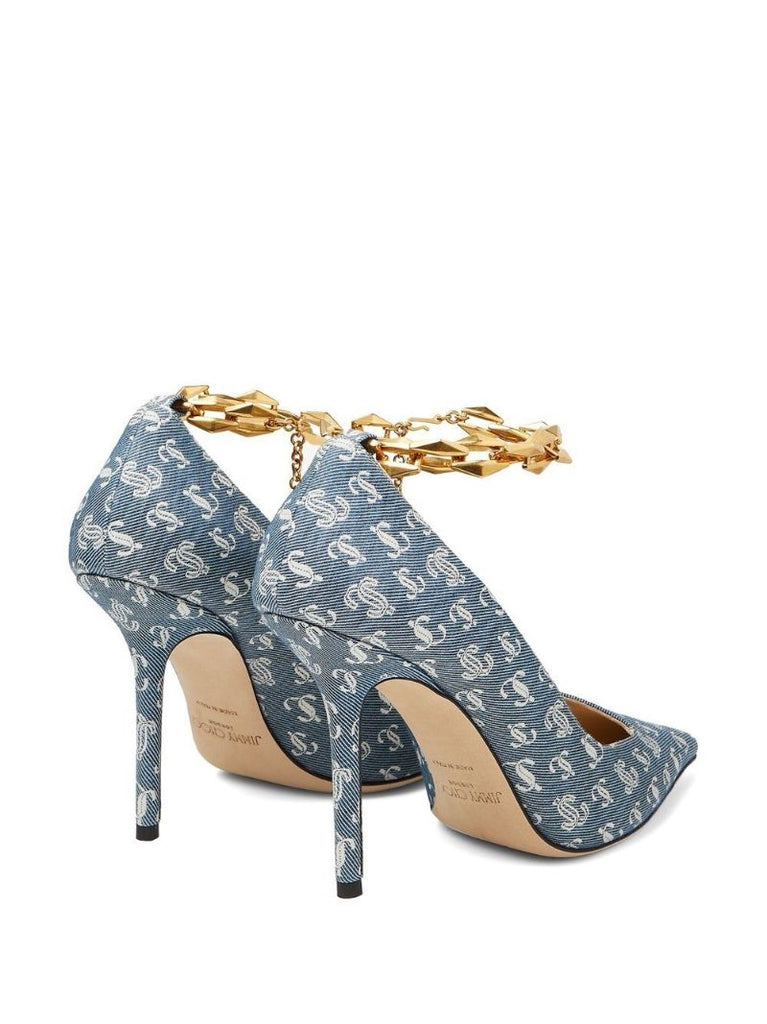 Blue Diamond Talura 100 Denim Pumps