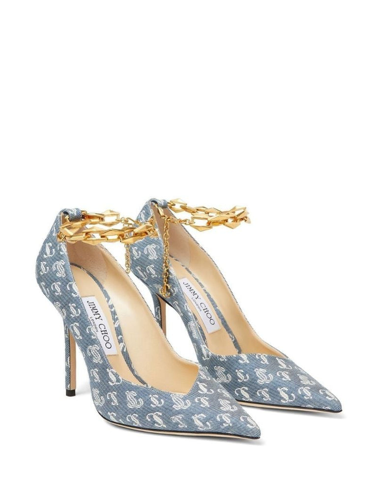 Blue Diamond Talura 100 Denim Pumps