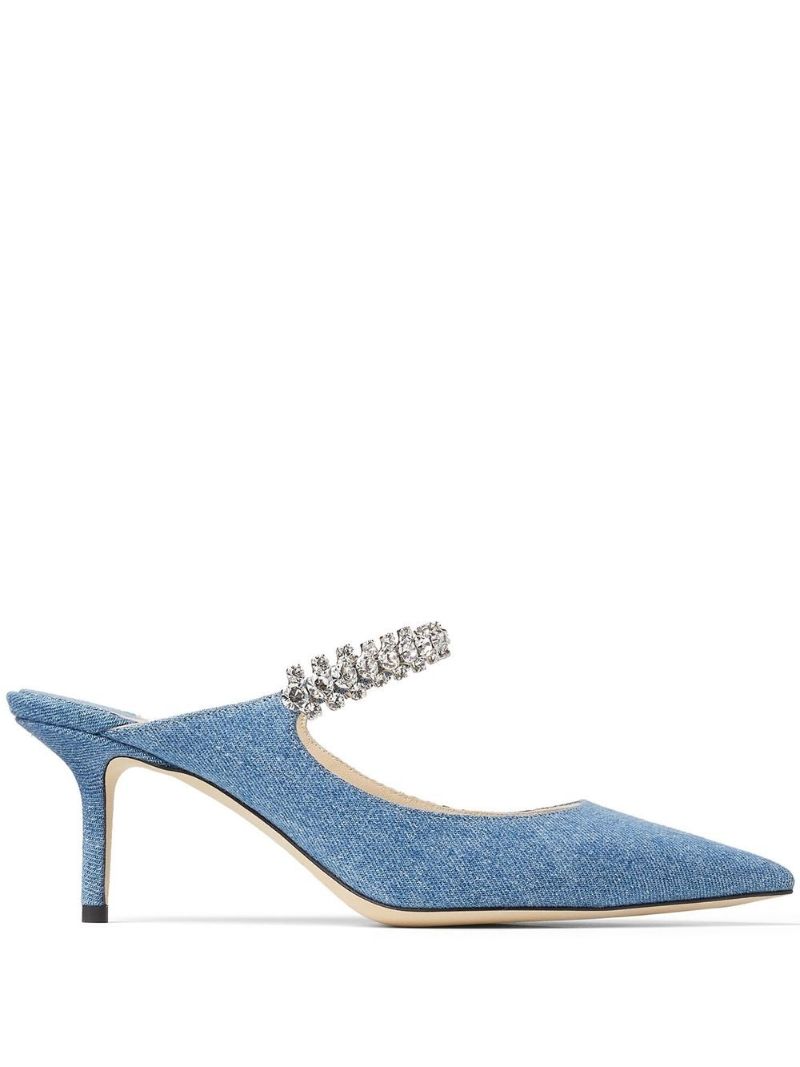 Blue Bing 65 Denim Mules