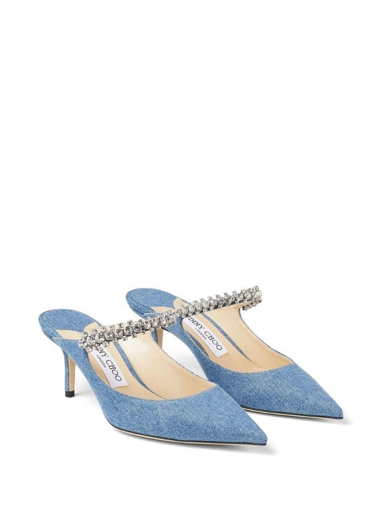 Blue Bing 65 Denim Mules