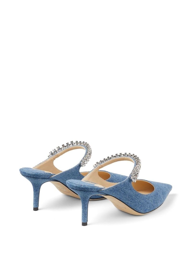 Blue Bing 65 Denim Mules
