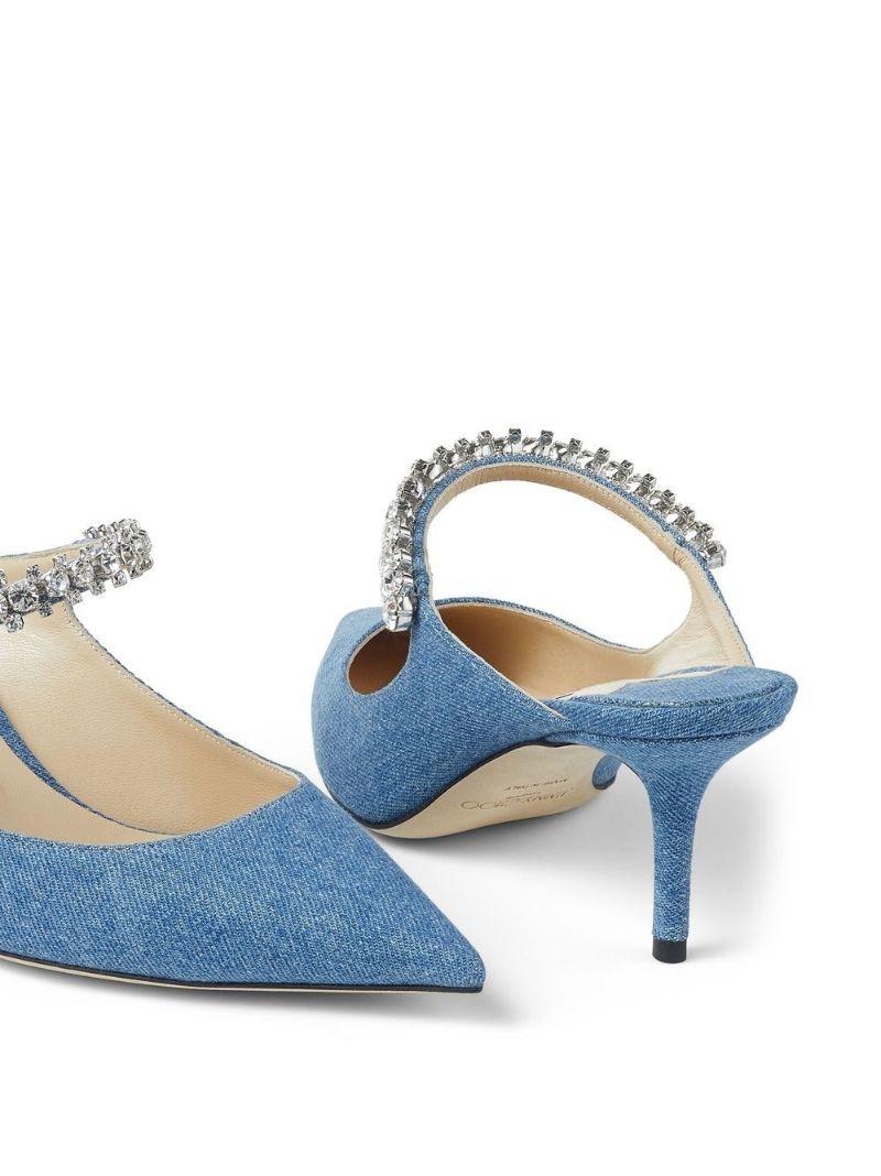 Blue Bing 65 Denim Mules