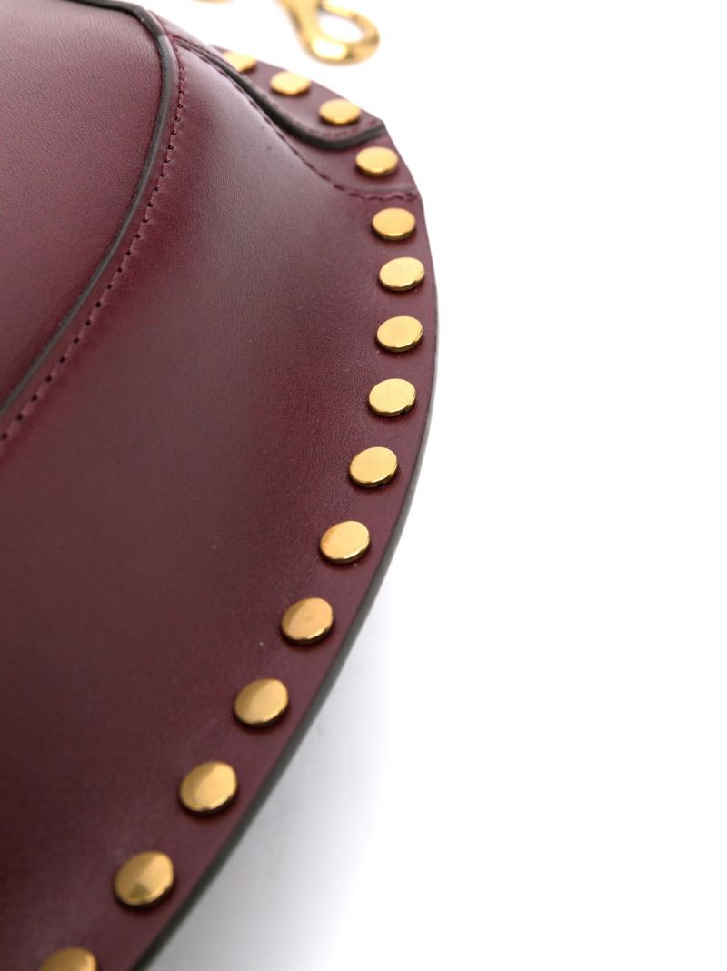 Red Oskan Leather Cross Body Bag