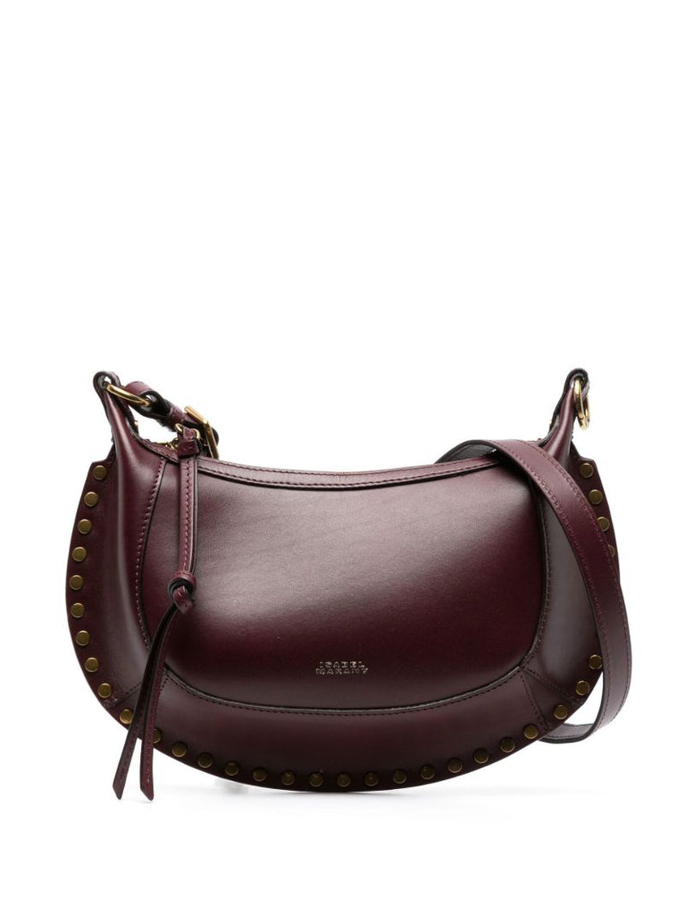 Red Oskan Leather Cross Body Bag