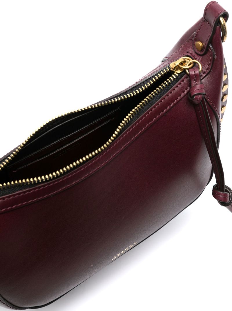 Red Oskan Leather Cross Body Bag