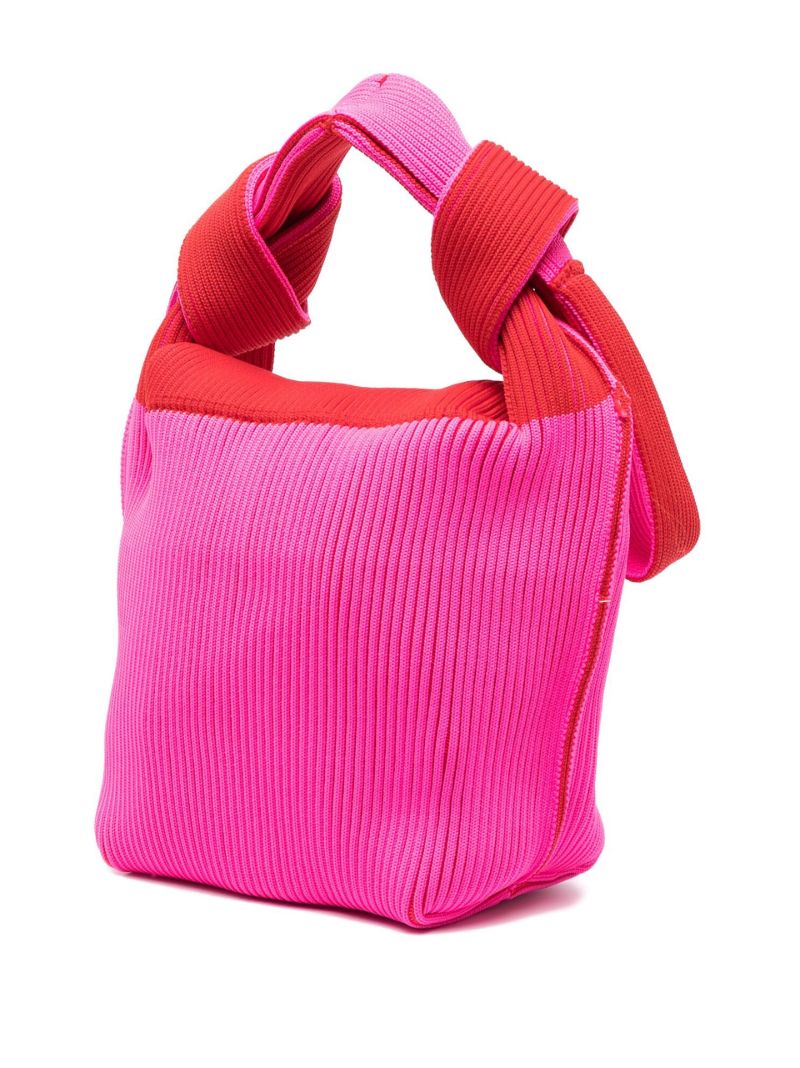 Pink Obi Mini Top Handle Bag