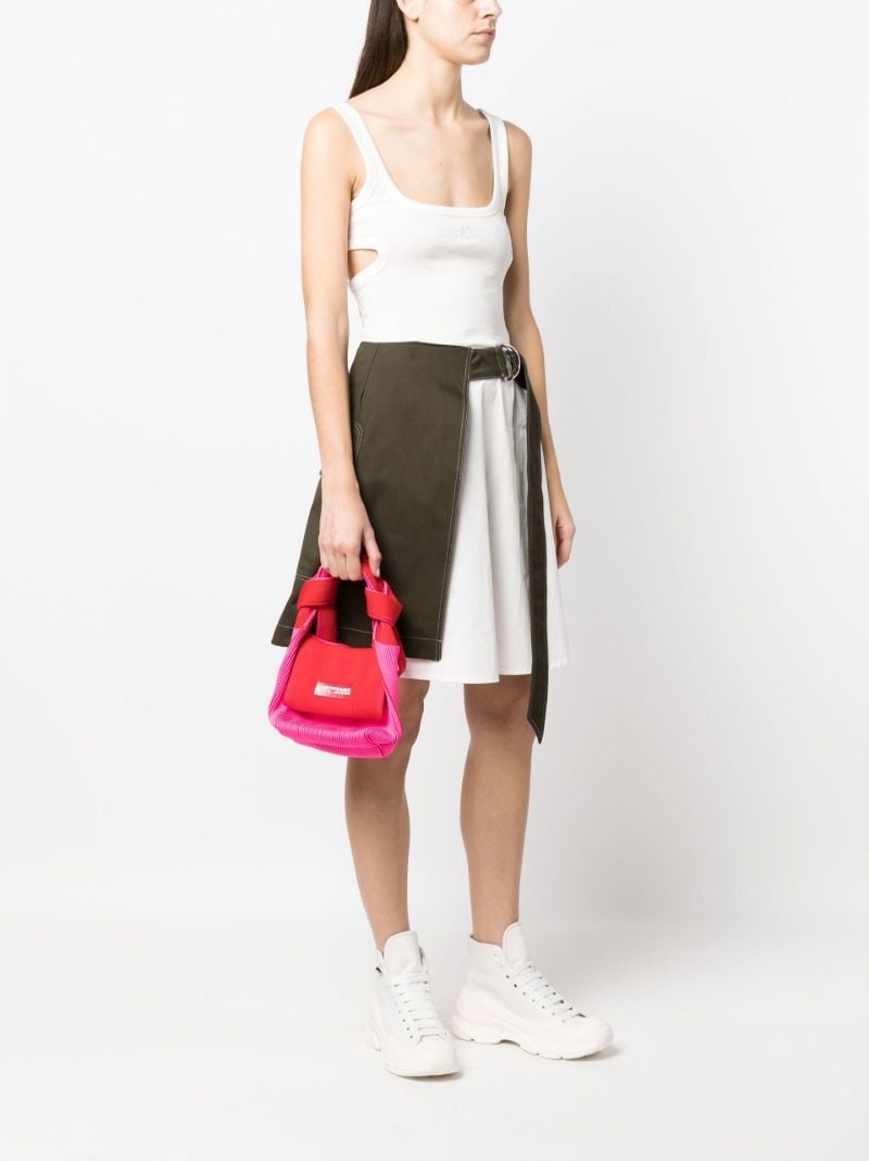 Pink Obi Mini Top Handle Bag