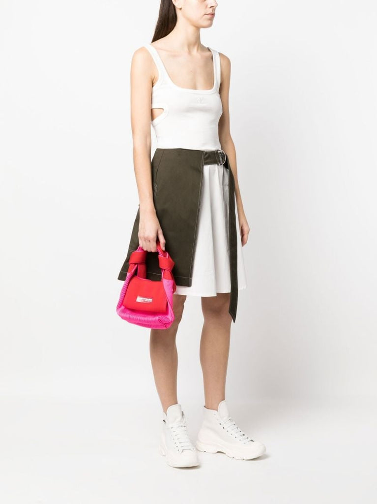 Pink Obi Mini Top Handle Bag
