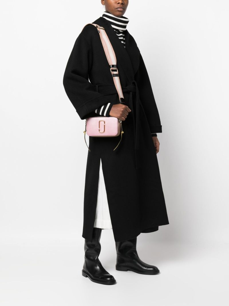 Pink the Snapshot Leather Shoulder Bag