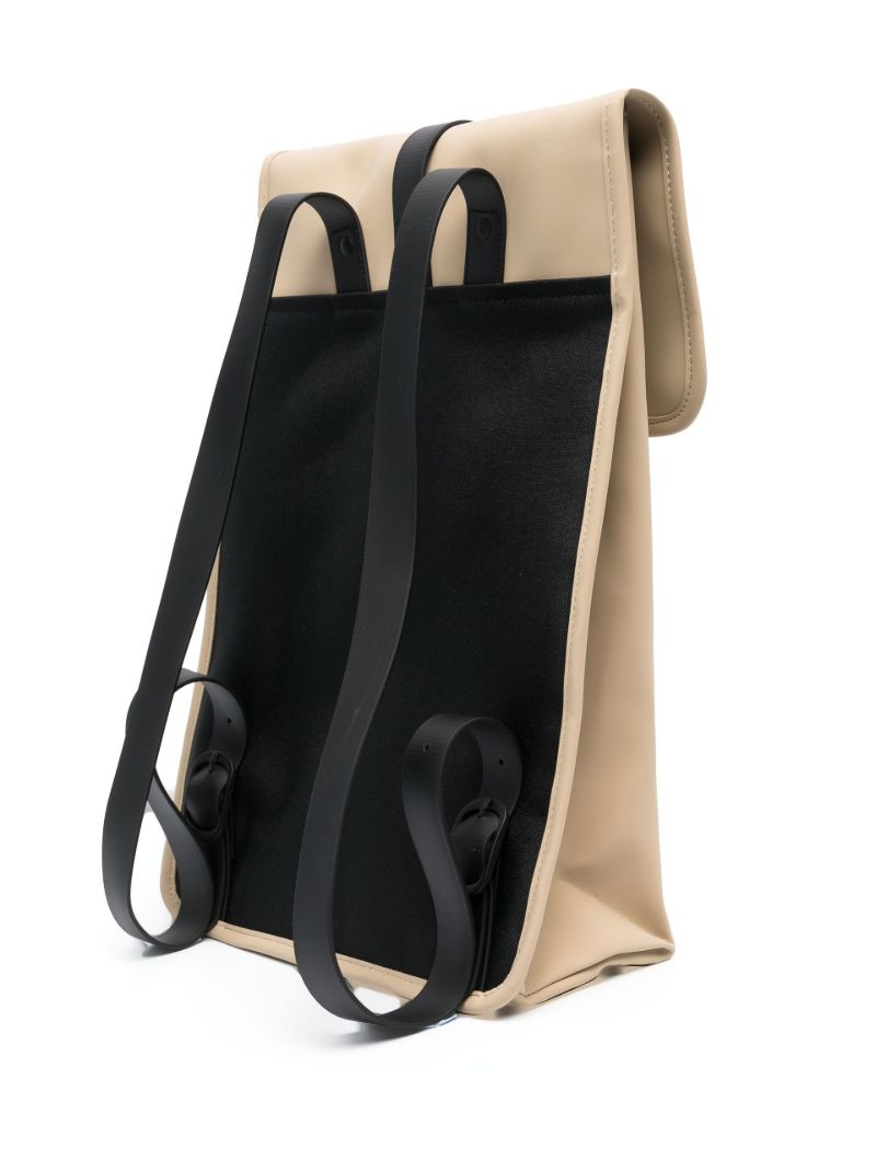 Beige Carabiner-detail Backpack