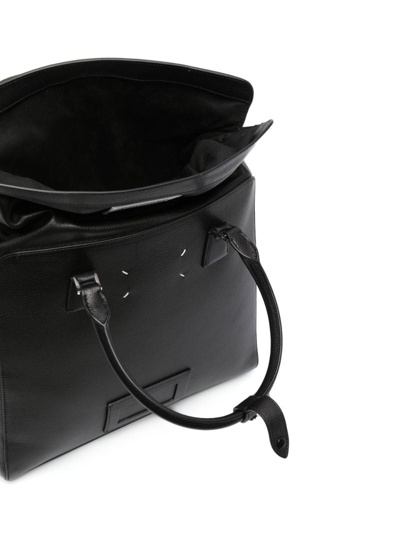 Black 5ac Convertible Leather Backpack