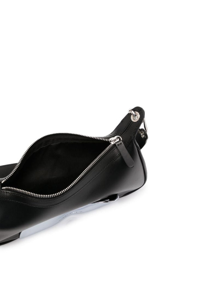 Black Chrome Panel Shoulder Bag