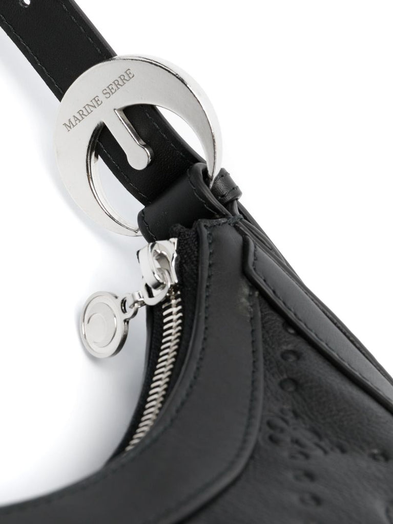 Black Small Moonogram Shoulder Bag