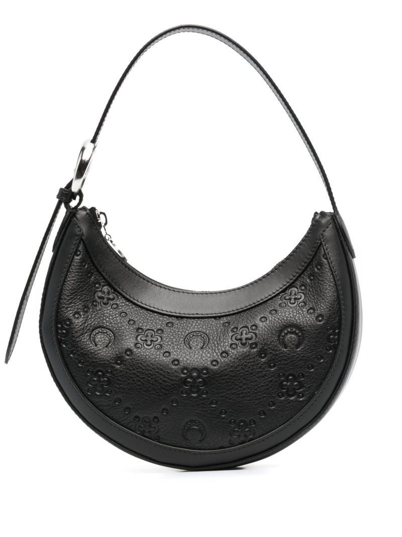 Black Small Moonogram Shoulder Bag