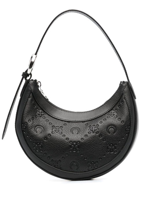 Black Small Moonogram Shoulder Bag