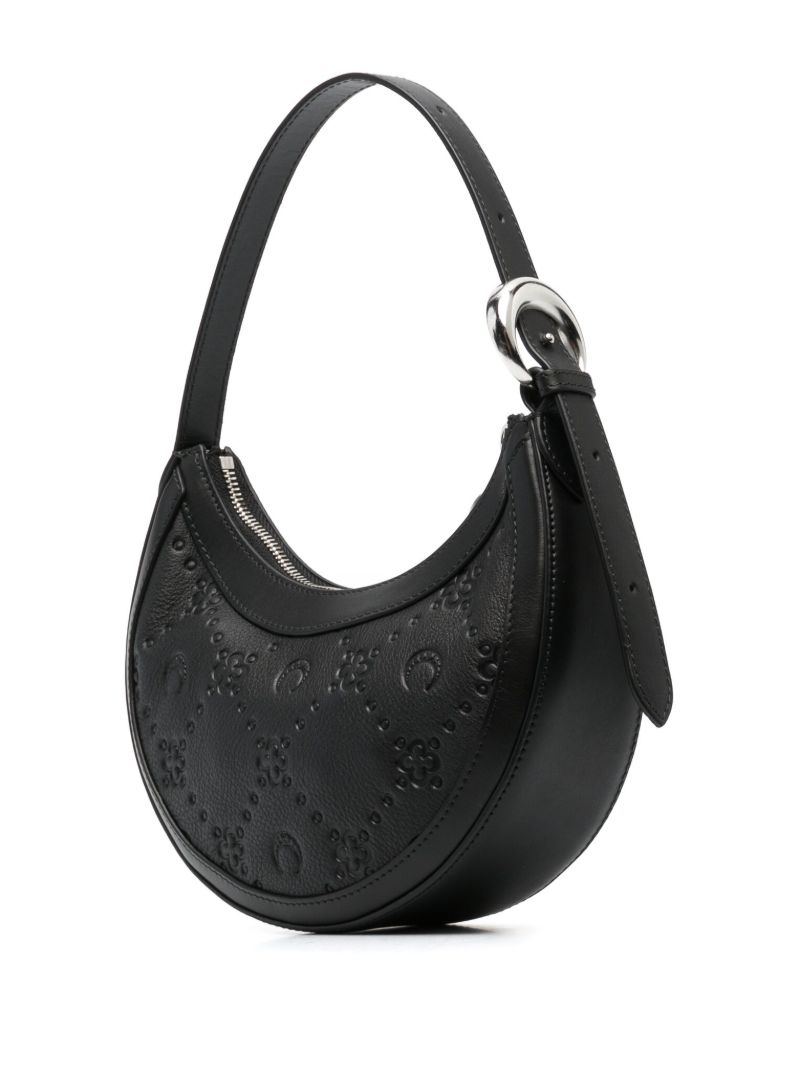 Black Small Moonogram Shoulder Bag