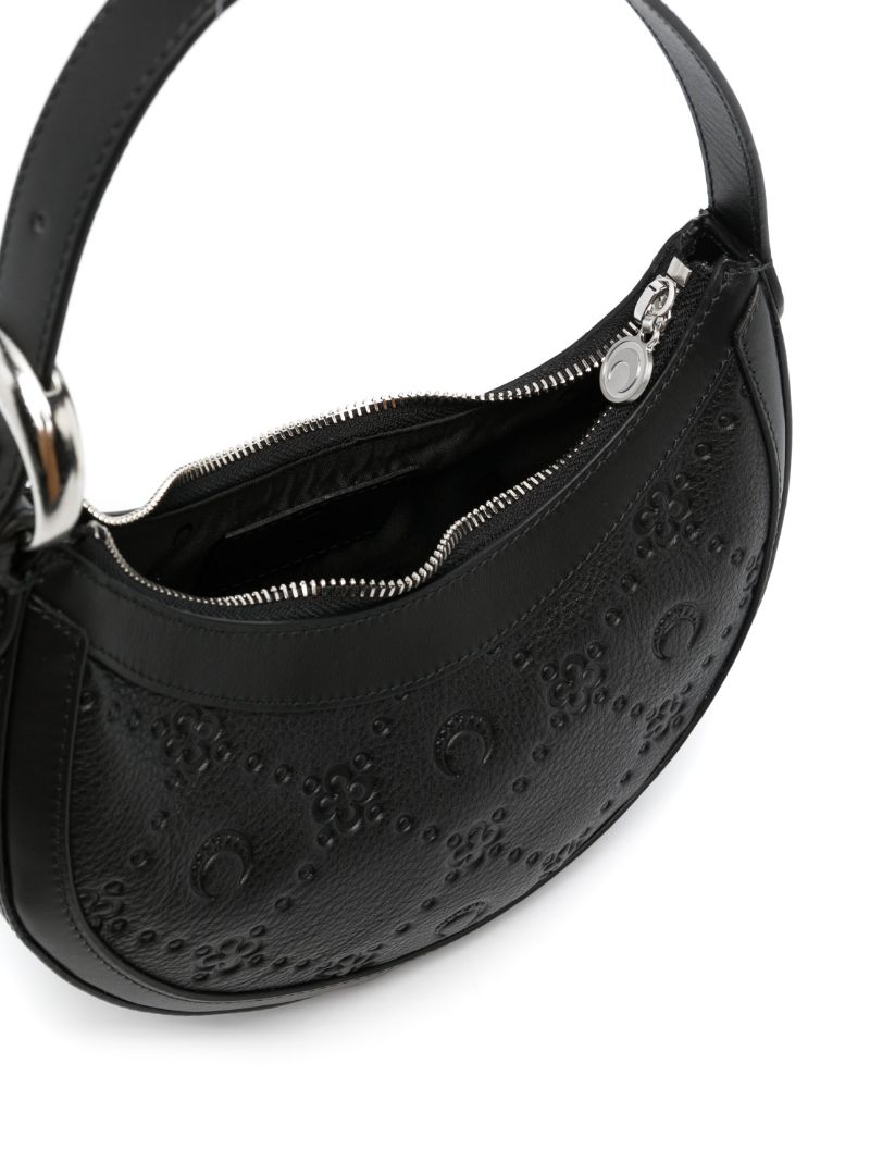 Black Small Moonogram Shoulder Bag
