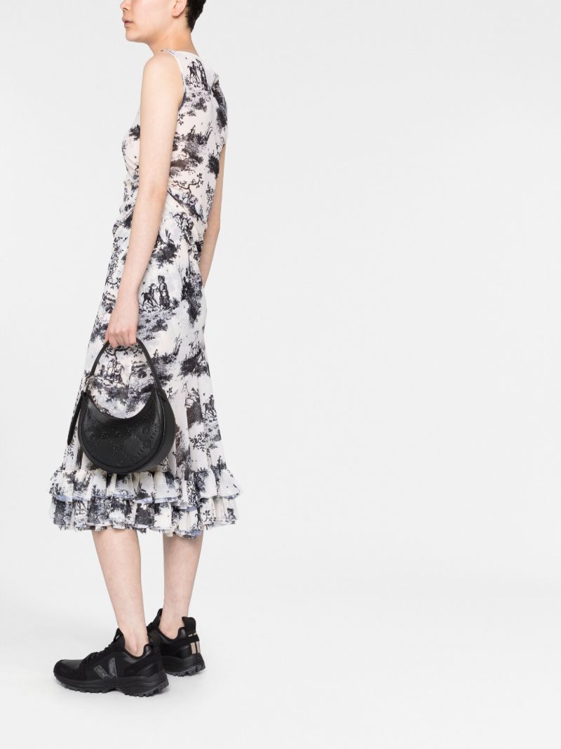Black Small Moonogram Shoulder Bag