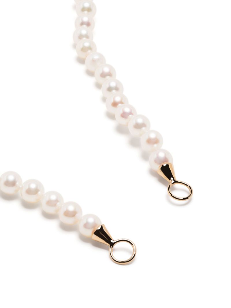 14k Yellow Gold Pearl Necklace
