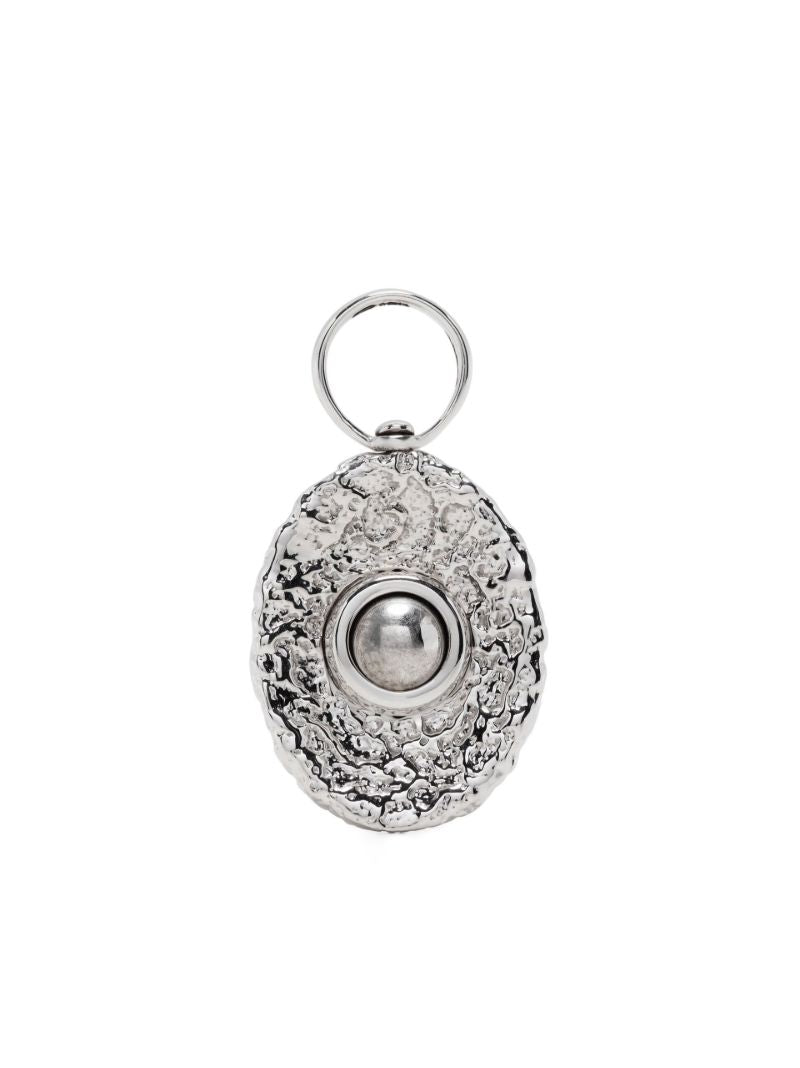 18k White Gold Rolling Spheres Charm