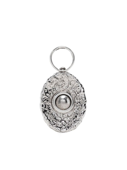 18k White Gold Rolling Spheres Charm