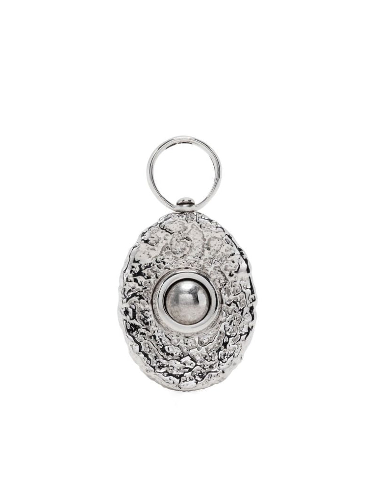 18k White Gold Rolling Spheres Charm