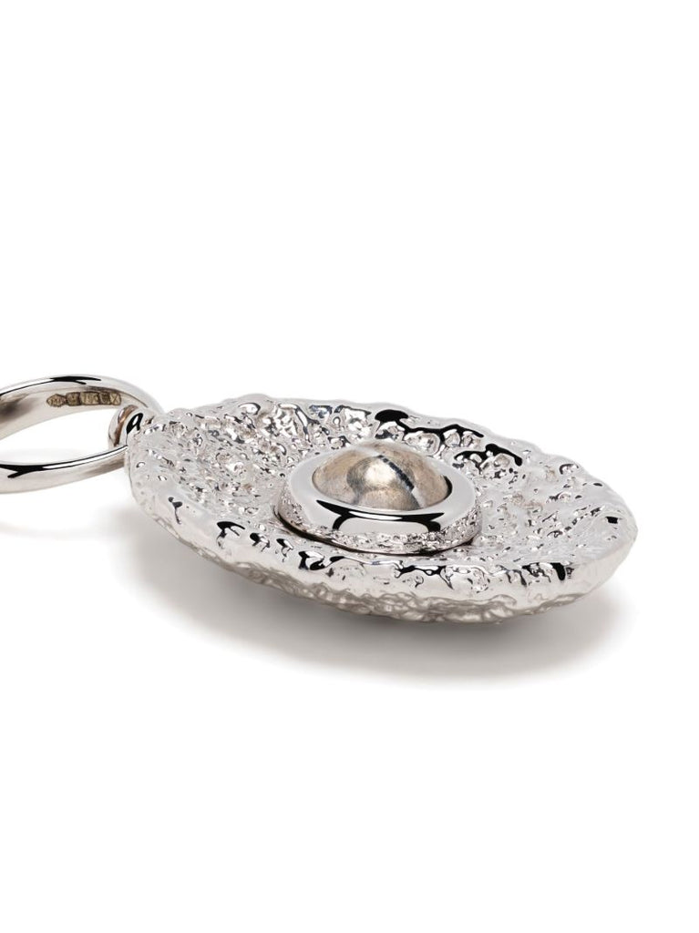 18k White Gold Rolling Spheres Charm