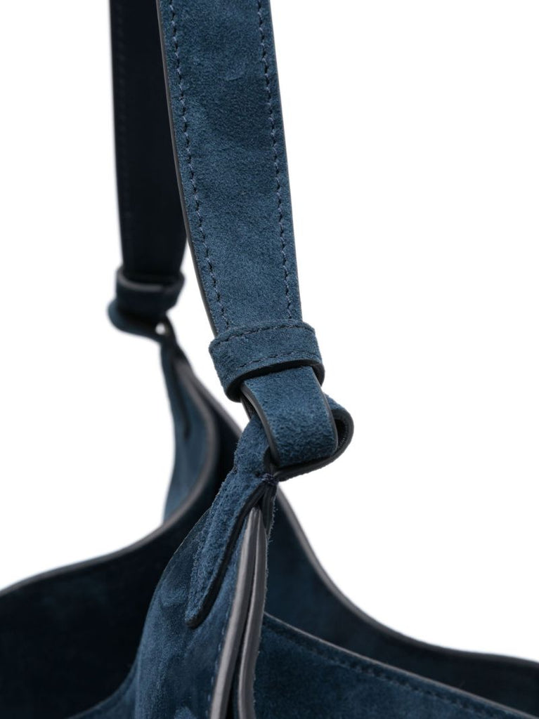 The Medium Lotus Suede Tote Bag