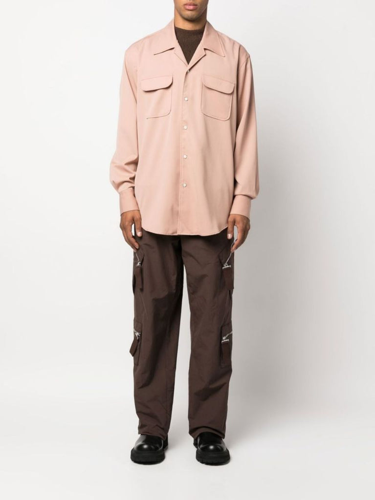 Brown Le Cargo Marrone Cotton Cargo Trousers
