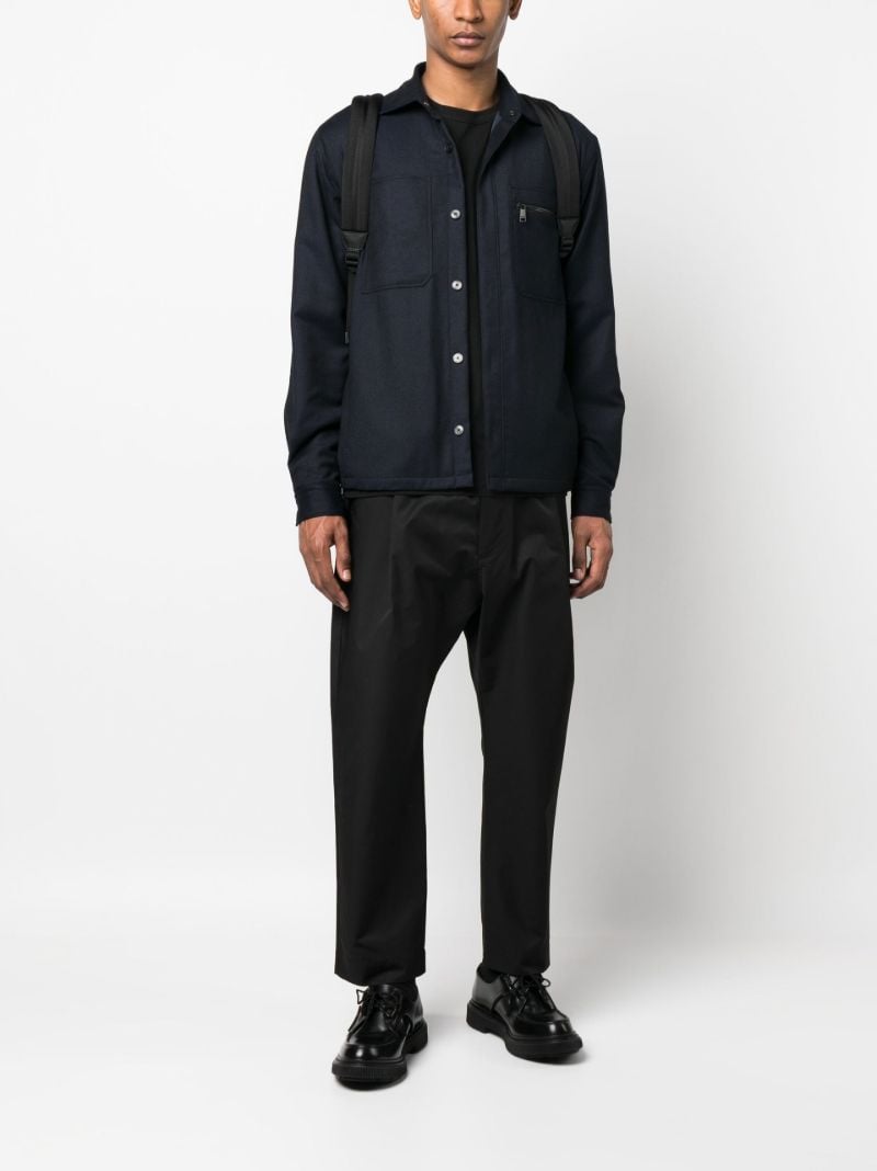 Black Gentile Tapered-leg Trousers