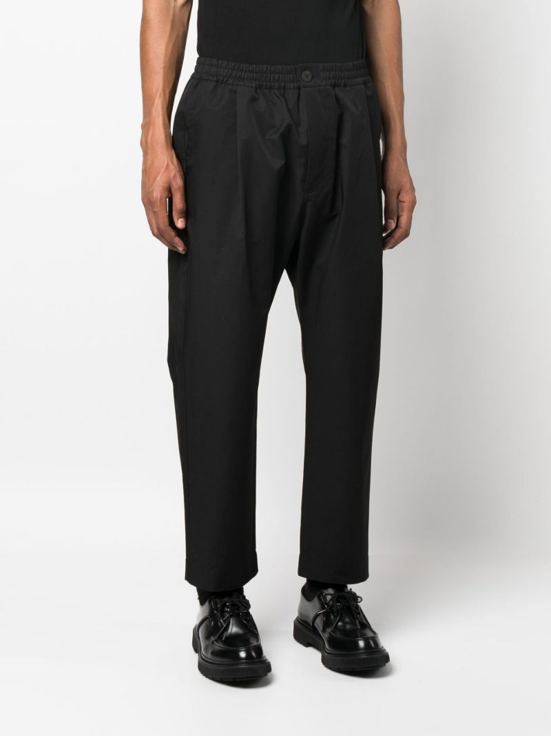 Black Gentile Tapered-leg Trousers