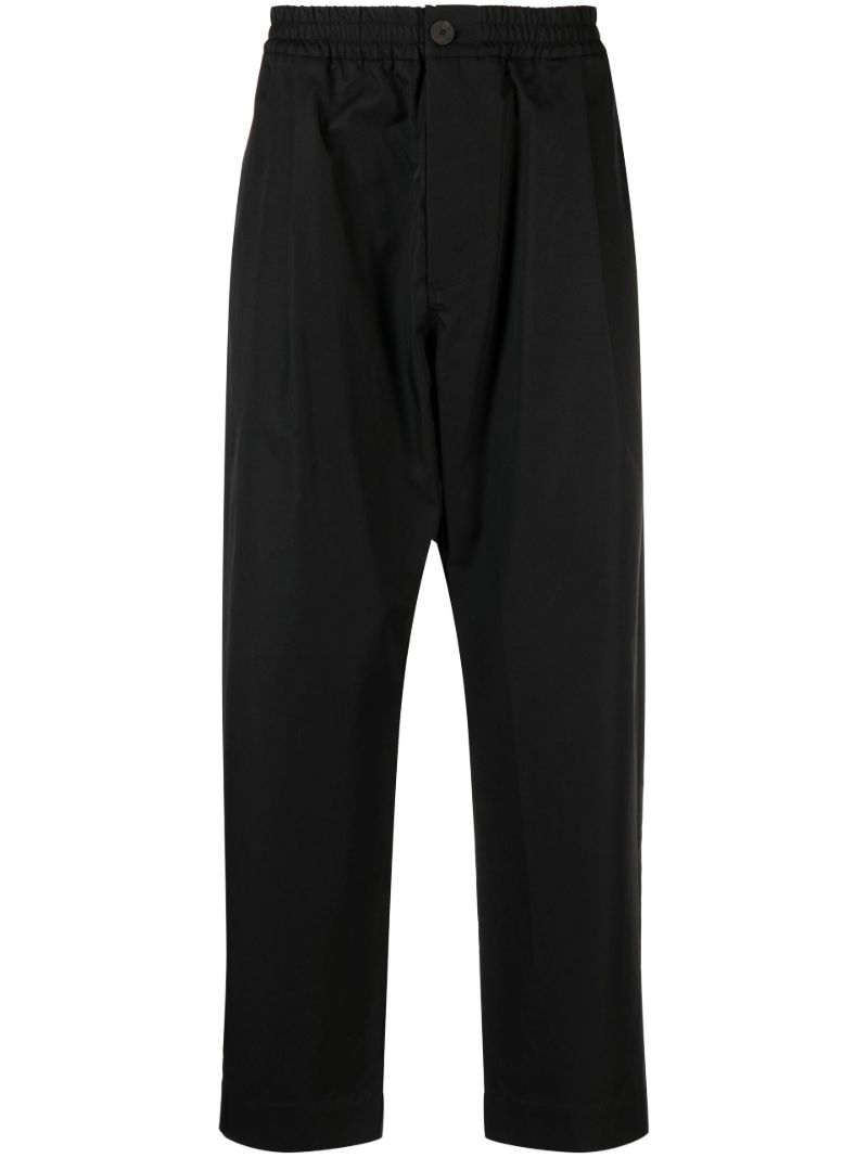 Black Gentile Tapered-leg Trousers