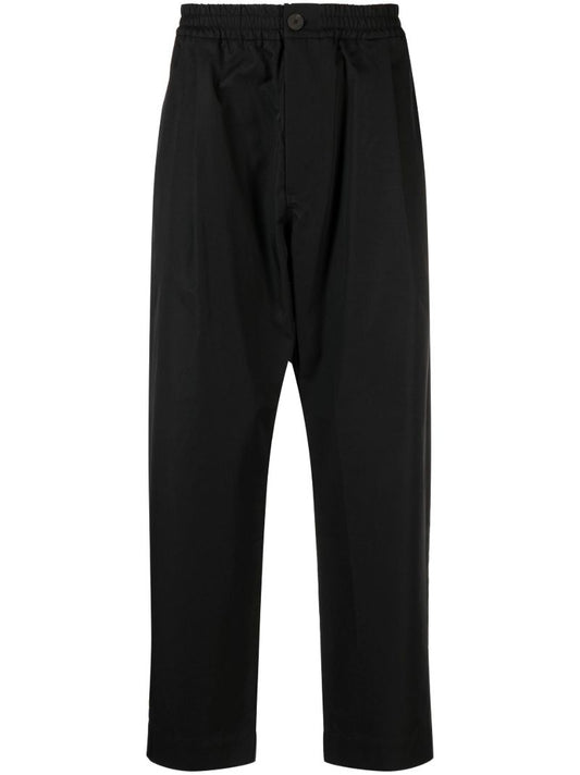 Black Gentile Tapered-leg Trousers