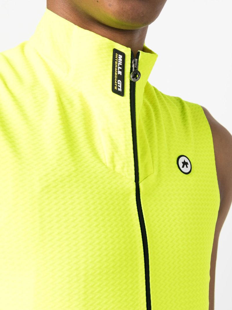 Yellow Mille Gts Cycling Gilet